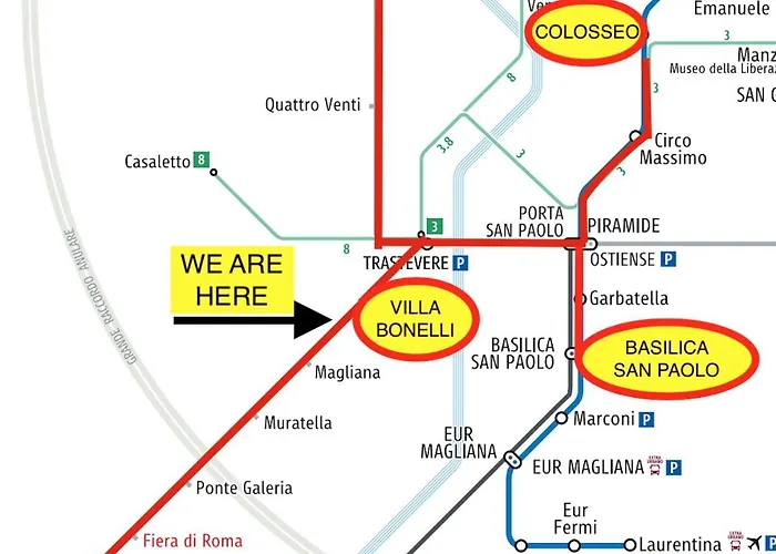 Michele Lux - 6 People - Spotless - 3 Stops From Vatican, 4 Stops From Colosseum * רומא